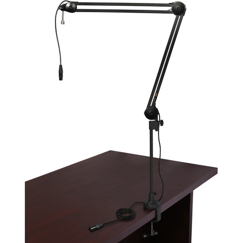Auralex BAI-2X Two-Section Broadcast Arm with Internal Springs and Integrated XLR Cable