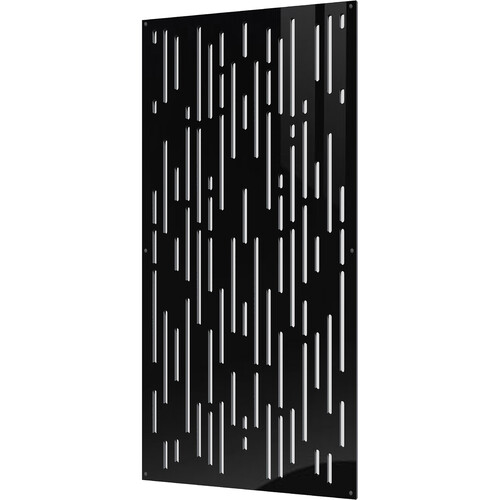 Auralex Fusion Rain Acoustical Tuning Faceplate (Black, 24 x 48")