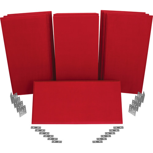 Auralex 40th Anniversary ProPanel ProKit-1 (SonoSuede, Red)