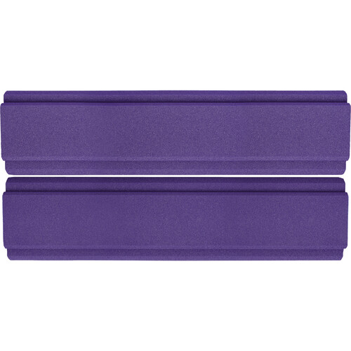 Auralex WaveCave Royale Studiofoam Absorption Panels (2-Pack, 12 x 48", Purple)