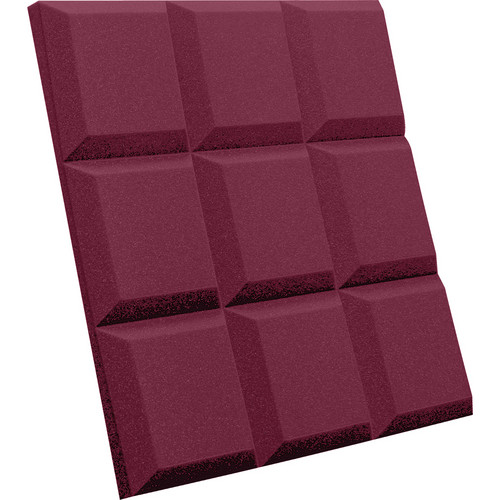 Auralex SonoFlat Grid Sound Absorption Panels (16-Pack, Burgundy)