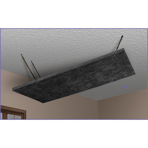 Auralex 1" SonoLite Cloud Panel with Fly Point Hardware, (24 x 48", Black)