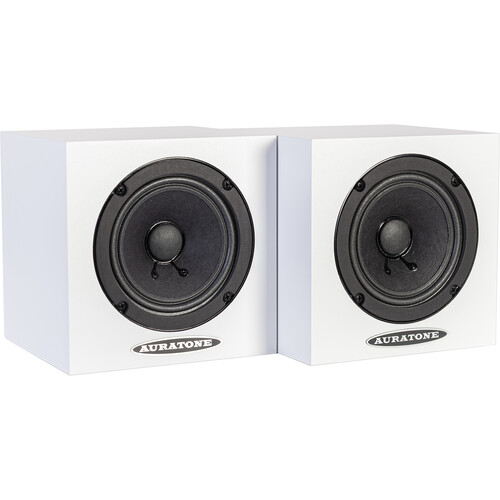 Auratone 5C Active Super Sound Cube Studio Monitors (Pair, White Finish)