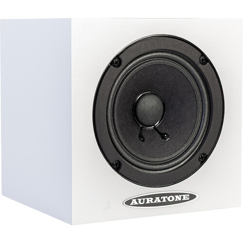 Auratone 5C Active Super Sound Cube Studio Monitor (Single, White Finish)