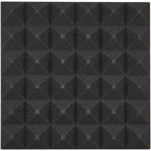 Auray Pyramid Foam Acoustic Studio Panels (8-Pack)