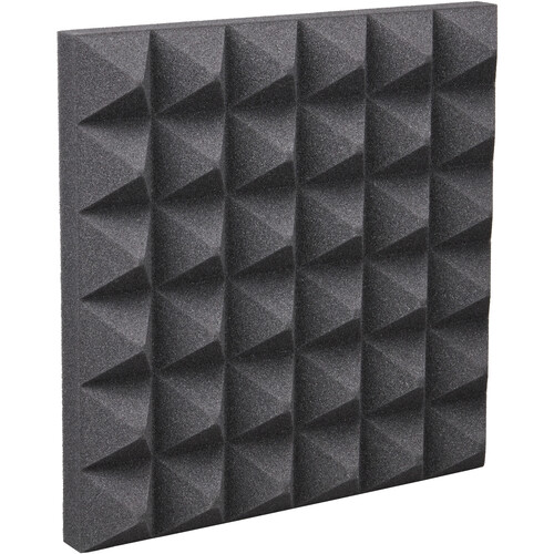 Auray Pyramid Foam Acoustic Studio Panels (8-Pack)