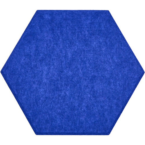 Auray Hexagonal Acoustic Panels (Blue, 12-Pack)