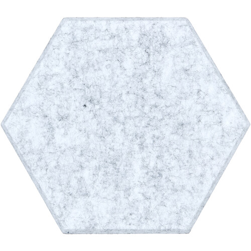 Auray Hexagonal Acoustic Panels (Gray Marbled, 12-Pack)