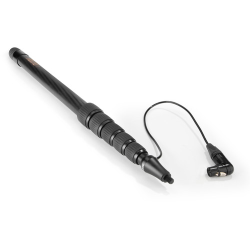Auray CFP-68B Carbon Fiber Telescoping Boom Pole with Internal Cable & Bottom XLR Base (7')
