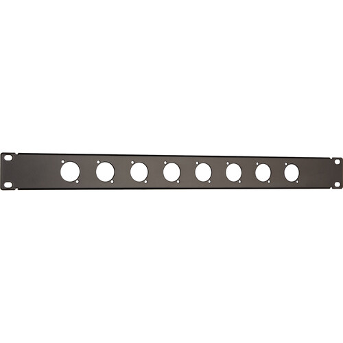 Auray RPPM8-1U Rack Panel for 8 Panel-Mount Connectors (1 RU)