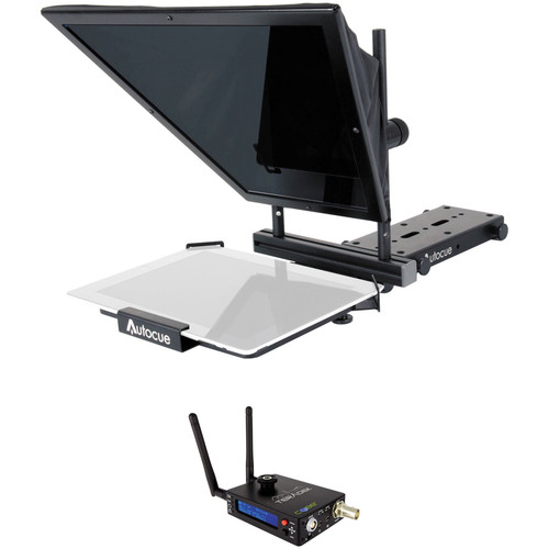 AutocueQTV Starter Series iPad Teleprompter Package with Wireless Transmitter Kit