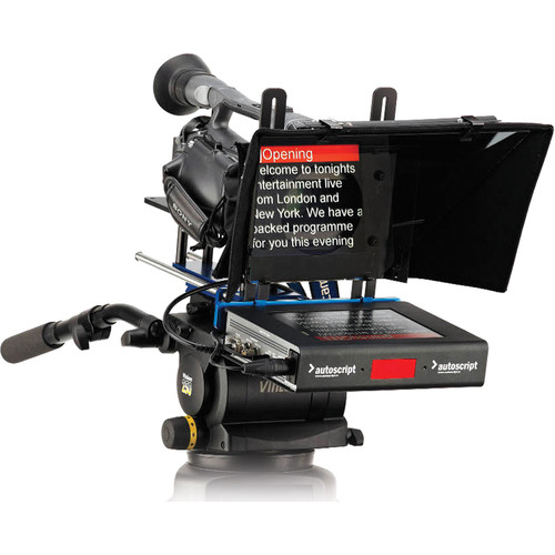 Autoscript 8" High Brightness LED On-Camera Teleprompter