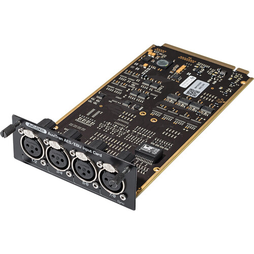 AuviTran AES3 Card with 8 In and SRC On 4-XLR