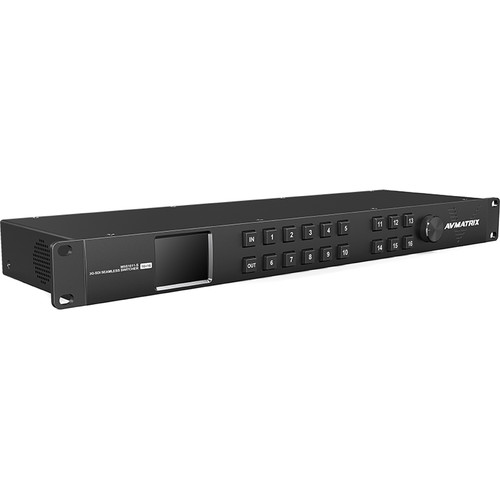 AVMATRIX 16x16 Seamless 3G-SDI Matrix Switcher (1 RU) MSS1611-S
