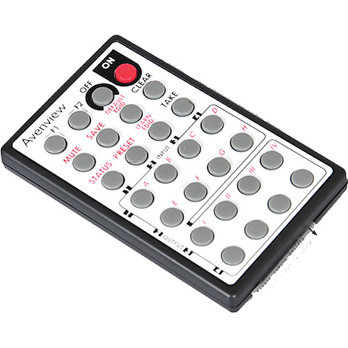 Avenview Infrared Remote Control for 4x4E and 8x8E HDMI Matrix Switchers