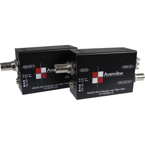Avenview FO-HDSDI-L-SET HD/SD-SDI Extender over Fiber Optic with Loop-Out