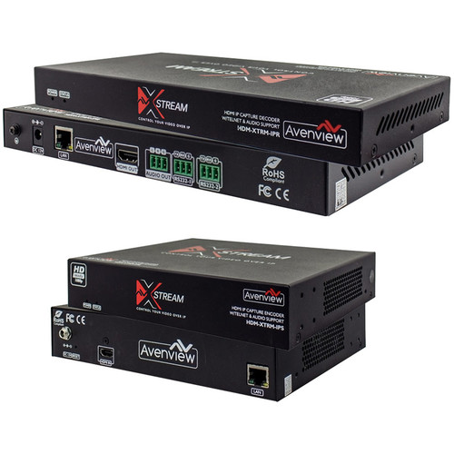 Avenview HDMI HDCP Encoder & Decoder Set with LAN, WAN, Telnet, Audio, Video Streaming Capability (H264, 1080p)