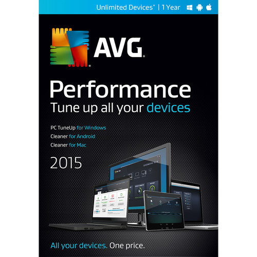 AVG Performance 2015 (Unlimited Devices, 1-Year)