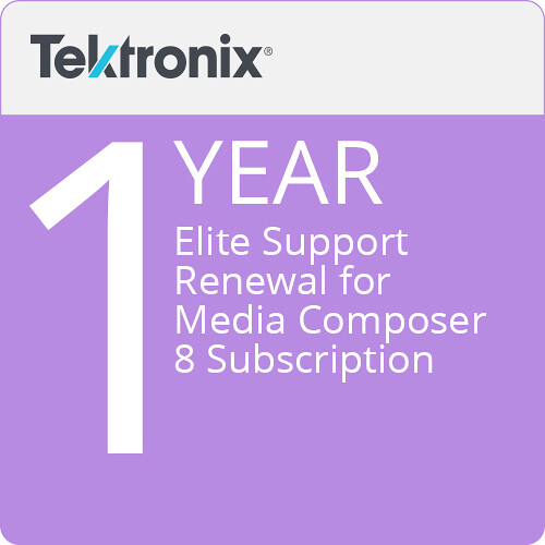 Avid Elite Support for Media Composer 8 Subscription (1-Year Renewal, Download)