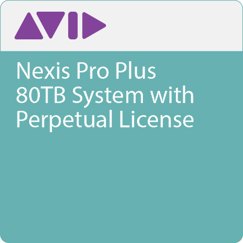 Avid Nexis Pro Plus 80TB System with Perpetual