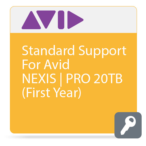 Avid Standard Support For Avid NEXIS | PRO 20TB (First Year)