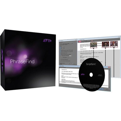 Avid ScriptSync and PhraseFind Bundle