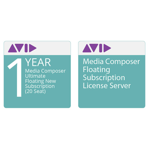 Avid Media Composer Ultimate Floating 1-Year Subscription New Kit (20-Seat, Download)