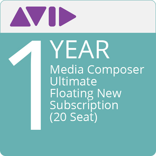 Avid Media Composer Ultimate Floating 1-Year Subscription New (20-Seat, Download)