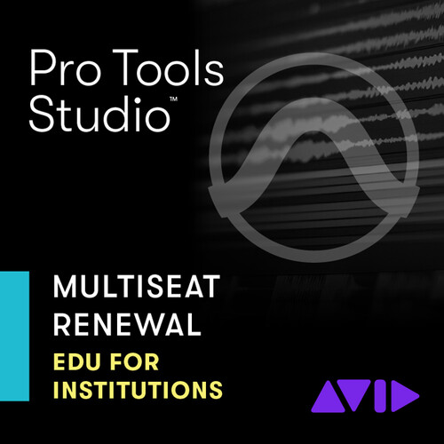 Avid Pro Tools Studio 1-Year Subscription Multiseat License RENEWAL (Academic Institutions, Download)