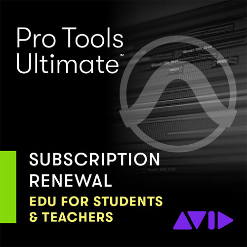 Avid Pro Tools Ultimate 1-Year Subscription RENEWAL (Education Student/Teacher, Download)