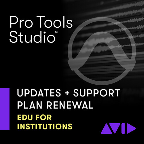 Avid Pro Tools Studio Perpetual License Upgrade 1-Year Updates and Support Plan (Academic Institutions, Download)