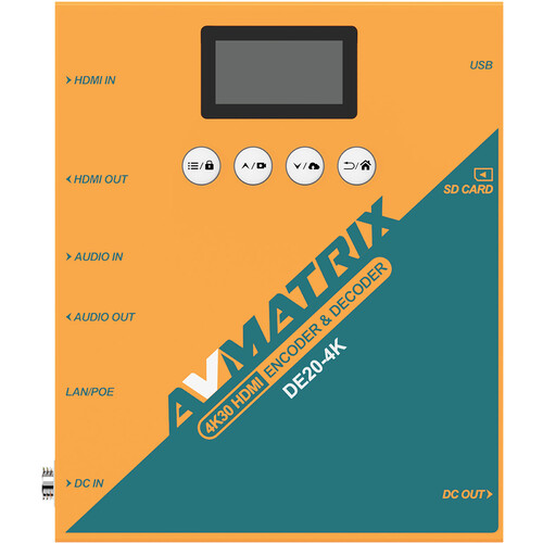AVMATRIX DE20 4K HDMI/IP Encoder & Decoder