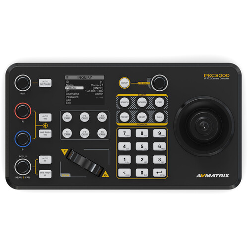 AVMATRIX Professional IP & Serial PTZ Camera Joystick PKC3000