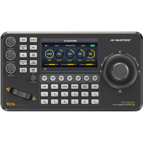 AVMATRIX PKC3500-NDI IP/NDI PTZ Camera Controller