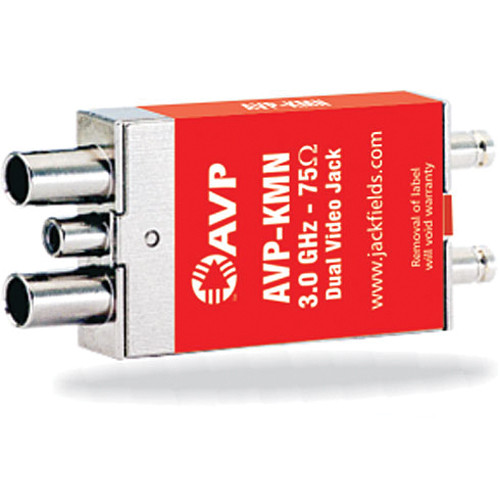 AVP AVP-KMN75 3GHz Normaled Terminating Microsize Dual Video Jack