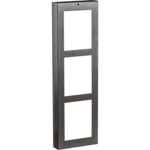 2N Surface Frame for Three IP Verso Modules (Black)
