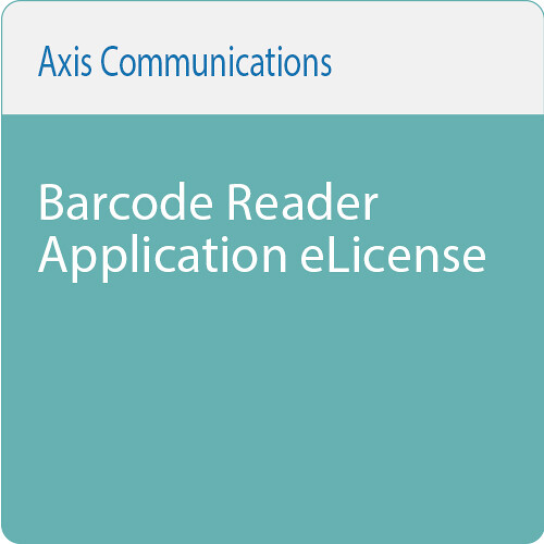 Axis Communications Barcode Reader Application eLicense