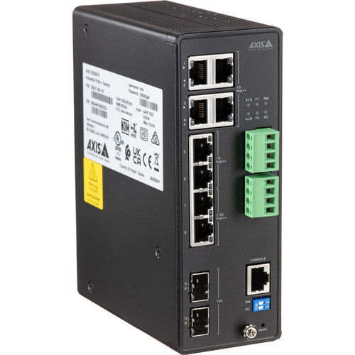 Axis Communications D8208-R 8-Port Multi-Gig PoE 4 02621-001 B&H