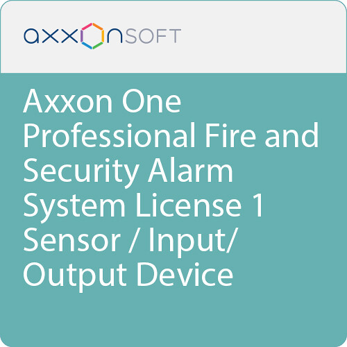 AxxonSoft Axxon One Professional Fire and Security Alarm System License 1 Sensor / Input/Output Device