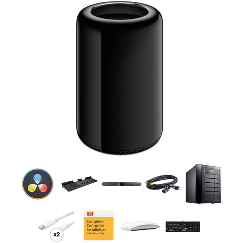 B&H Photo Mac Pro Workstation Turnkey with DaVinci Resolve and 12TB RAID Storage