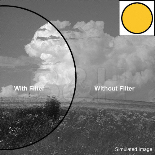 B+W Series 5.5 040 Yellow-Orange (16)    Glass Filter