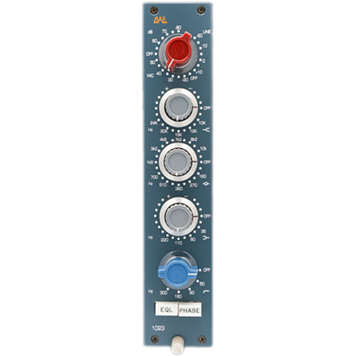 BAE Audio 1023L Mic Preamp and 3-Band EQ (500-Series Module)
