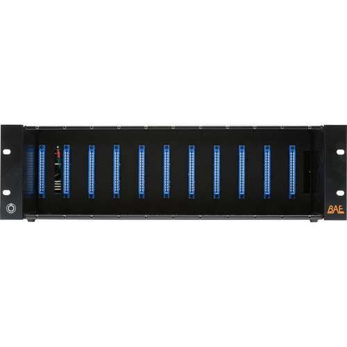 BAE Audio 500-Series 11-Space Rack with 48V Power Supply (3 RU)