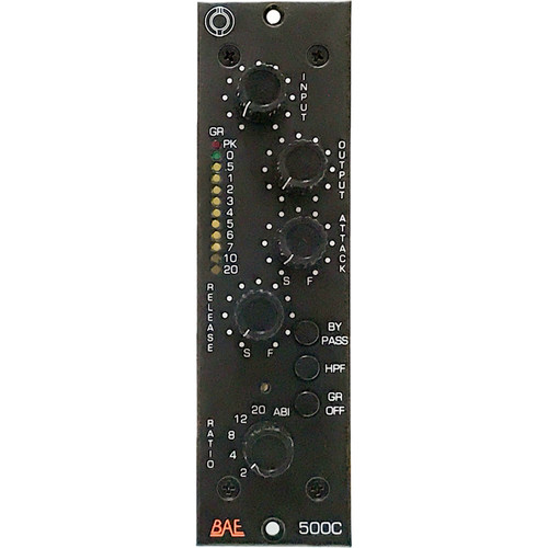 BAE Audio 500C FET Compressor for 500-Series Racks