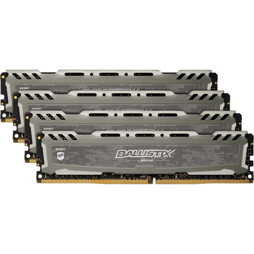 Ballistix 32GB Sport LT Series DDR4 3000 MHz SR BLS4K8G4D30AESBK