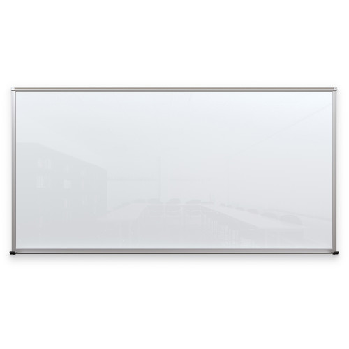 Balt Framed Magnetic Glass Dry Erase Whiteboard (Gloss White, 4 x 8')
