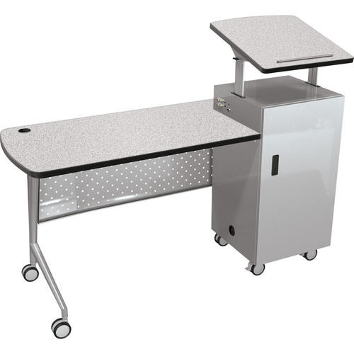 Balt Trend Podium Desk (Gray Nebula)