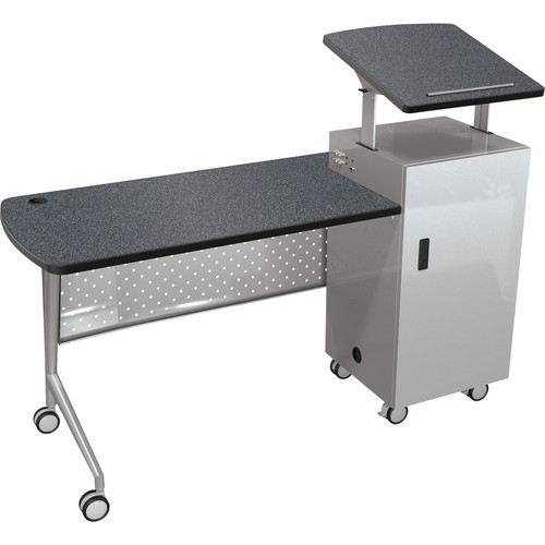 Balt Trend Podium Desk (Graphite Nebula)