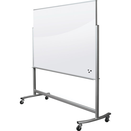 Balt Visionary Move Mobile Magnetic Glass Whiteboard (6 x 4', White)