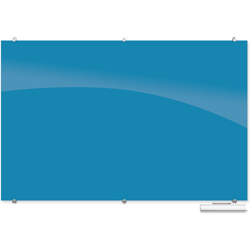 Balt 83845 Visionary Magnetic Glass Dry Erase Whiteboard (Blue)